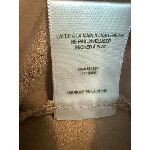 Anthropologie Sunday in Brooklyn Gold Leaf Pattern Sleeveless Top Small - Picture 16 of 16